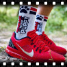 SneakFreaxx Chaussettes Sneak Woof Puppy Rouge